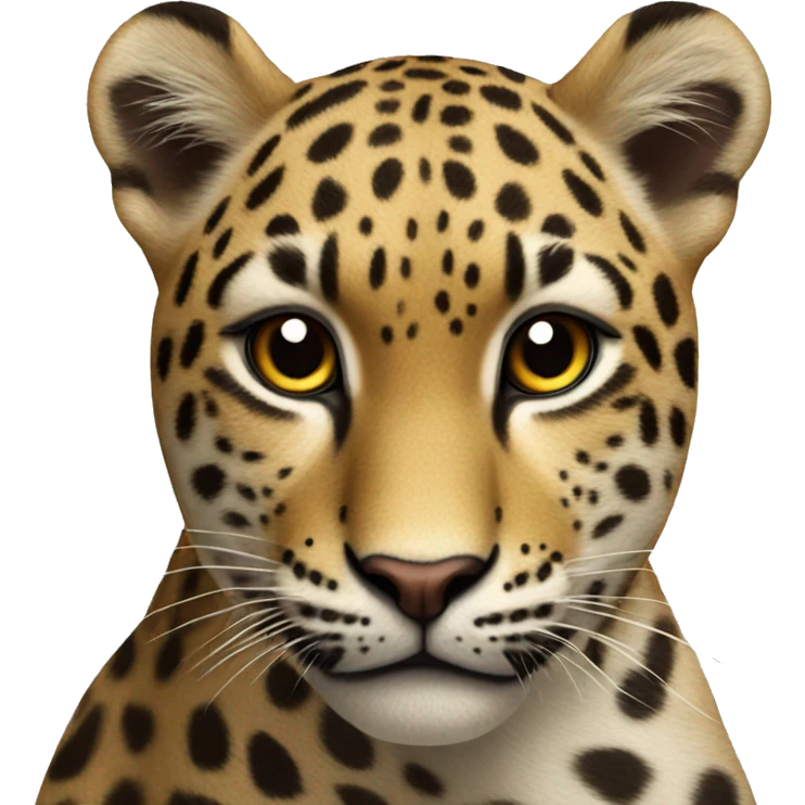corazón leopardo  emoji