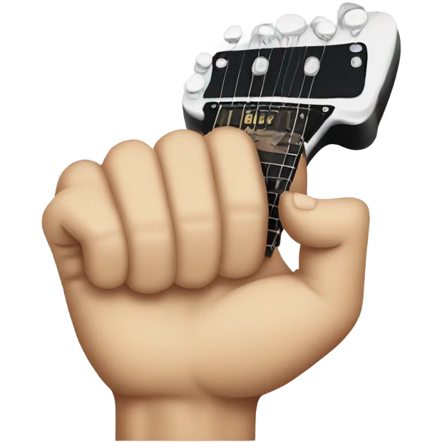 Rock and roll hand upside down emoji