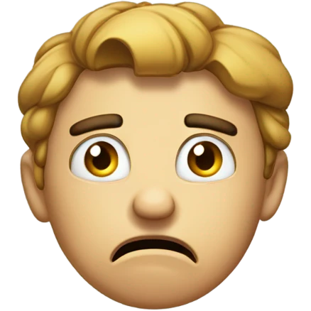 404 facepalming with blue screen background emoji