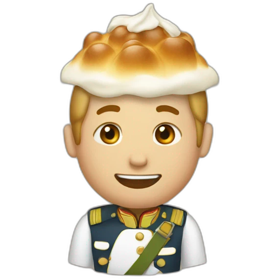 Corps personne en brioche  emoji
