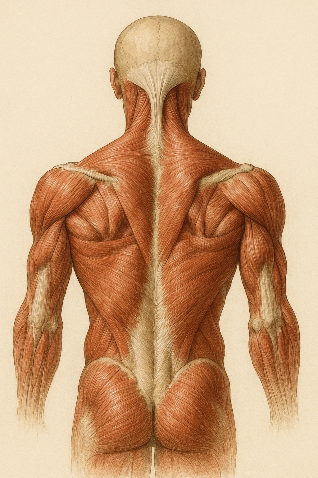 dorso pre tensionato attivo anatomicamente su sfondo isolato emoji