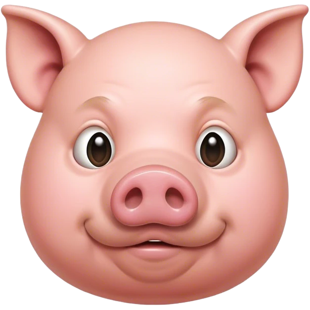Pig faced fat man  emoji