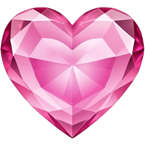 Pink crystal heart  emoji