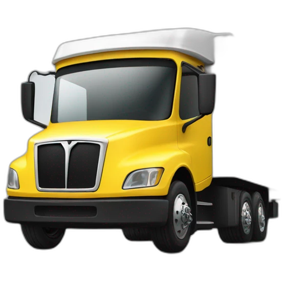 Yellow Tesla cibertruck emoji