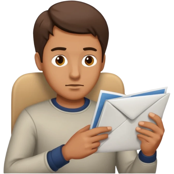 read mail with no rection man emoji