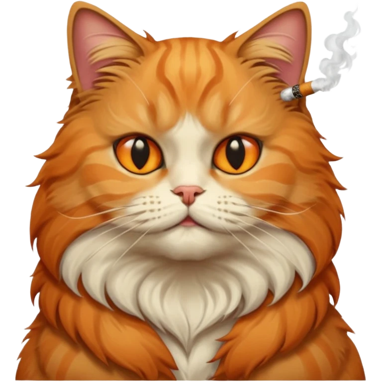 ایموجی یک گربه درحال سیگار کشیدن بدع emoji