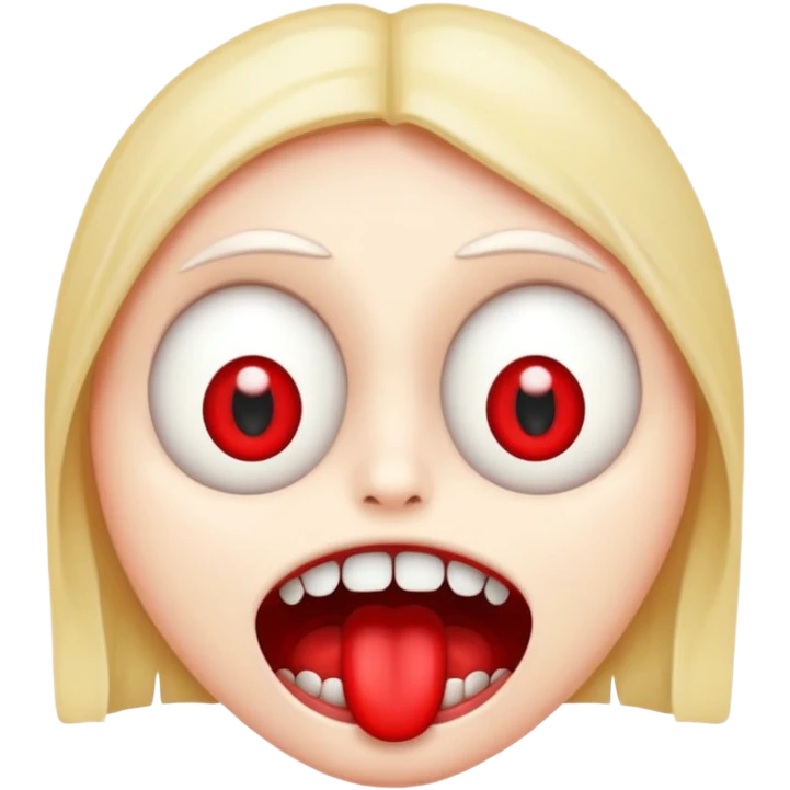 A emoji who is scary emoji