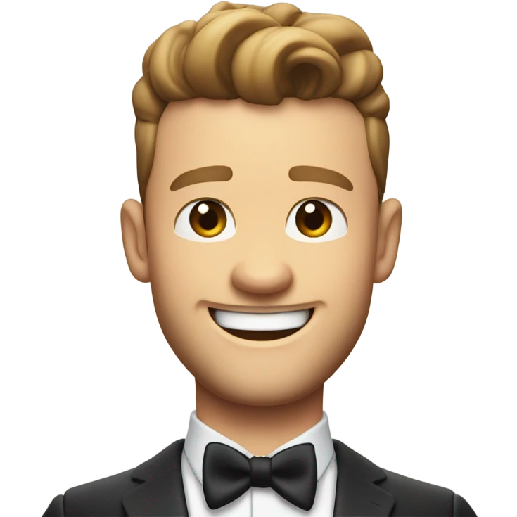 Justin Timberlake saying you are the best  emoji