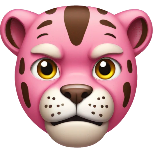 Pink Panther angry emoji