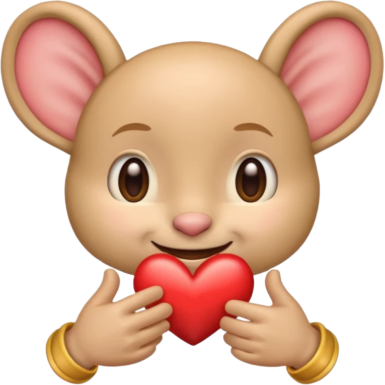emoji that shows respect heart big ears and shaking hands emoji