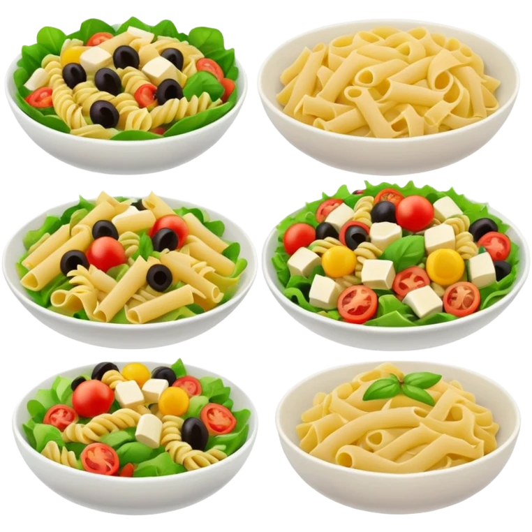 massas e saladas emoji