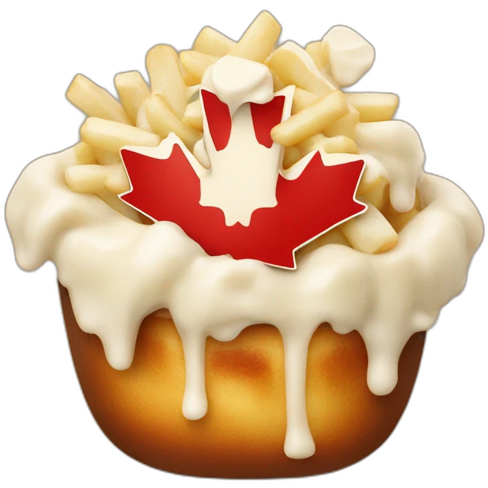 Canada poutine emoji