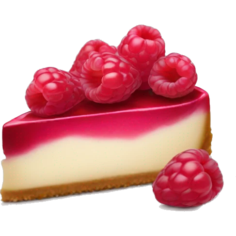 raspberry cheesecake  emoji