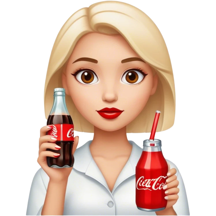 Clean girl coke  emoji