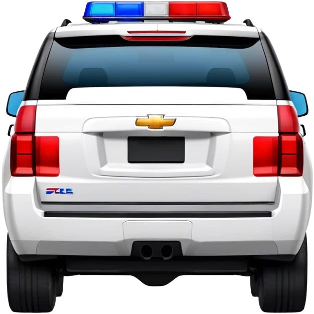 Emergency Response SUV - Chevrolet Tahoe (Model Year: 2021) (Iconic colour: White with red/blue sirens) emoji