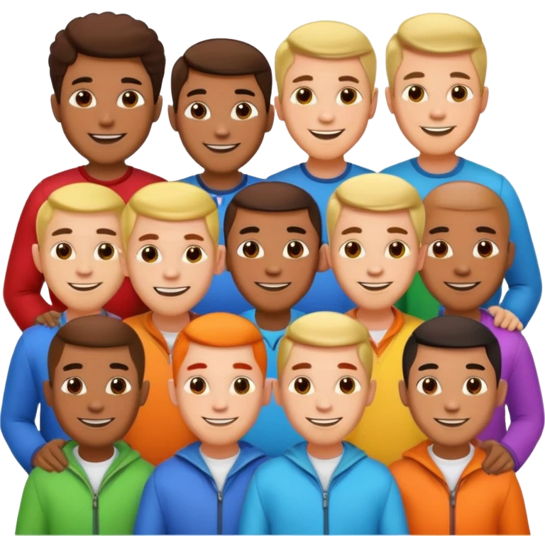 Catoon men emoji