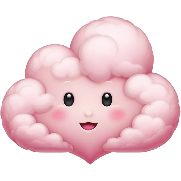 pink heart cloud emoji