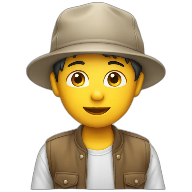 Niño con gorra  emoji