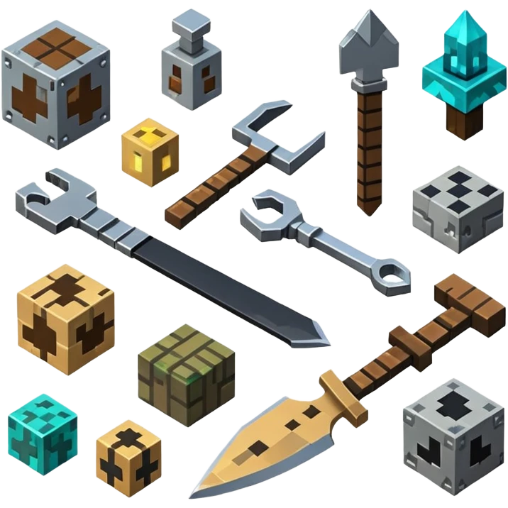 minecraft tools emoji