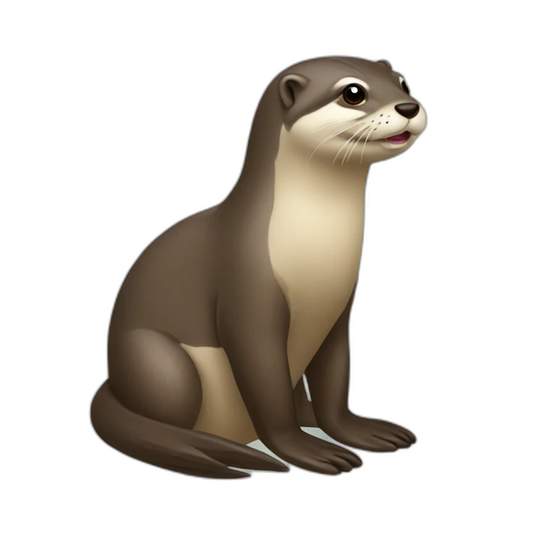 loutre sur tortu emoji