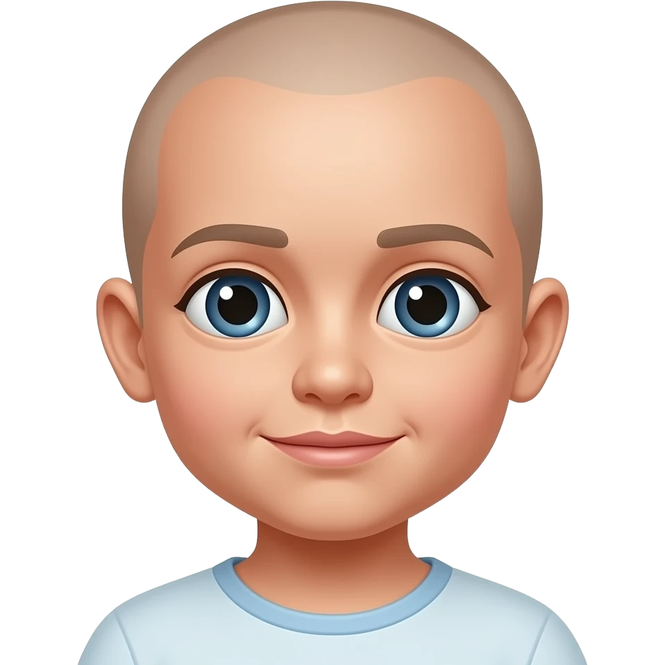 Pediatric sunken fontenals emoji