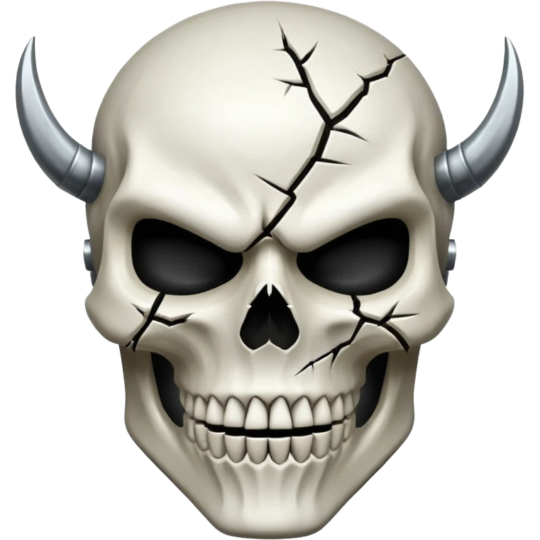 Slaughter to Prevail skull mask emoji