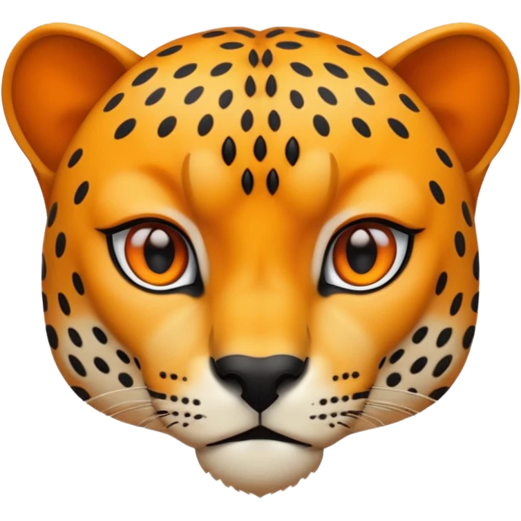 A fat cheetah  emoji