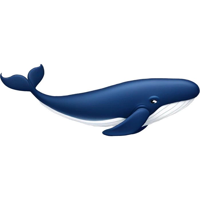 humpbck whale, dark blue emoji