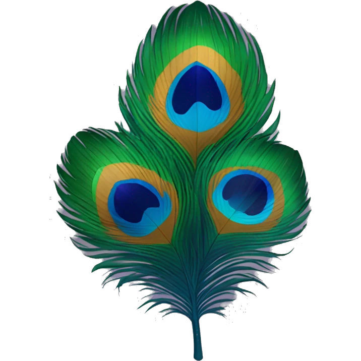 peacock feather emoji