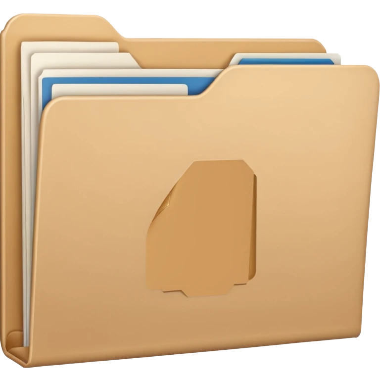 Singular Office Manila folder emoji
