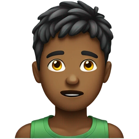 Bullied boy emoji