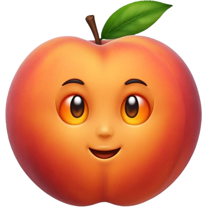 Peach emoji