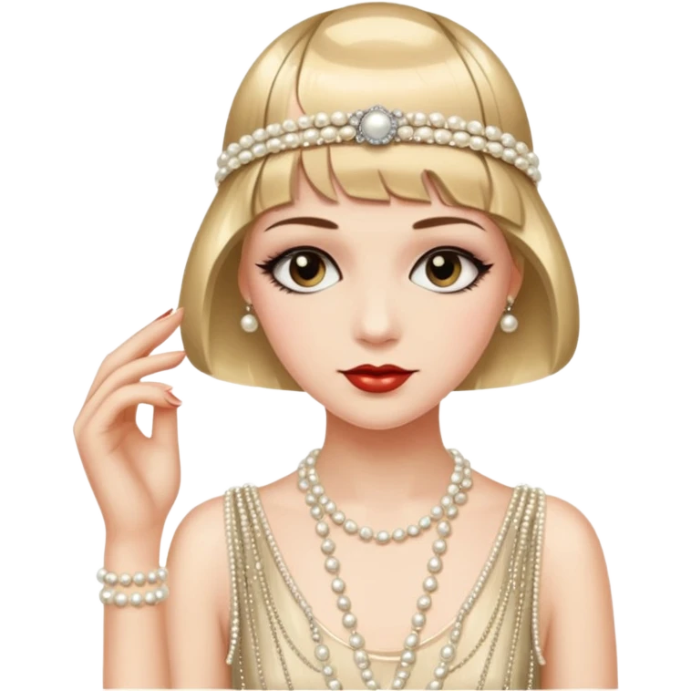 gatsby woman emoji