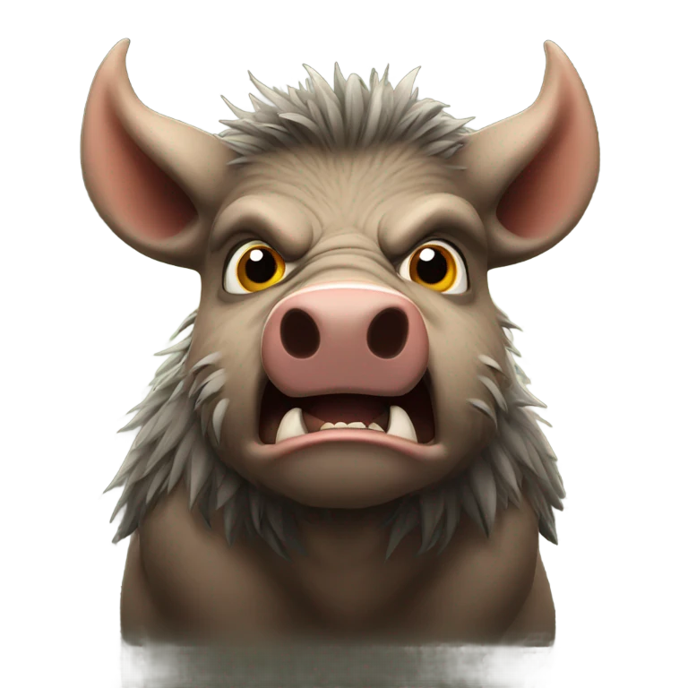 🐗😤 emoji
