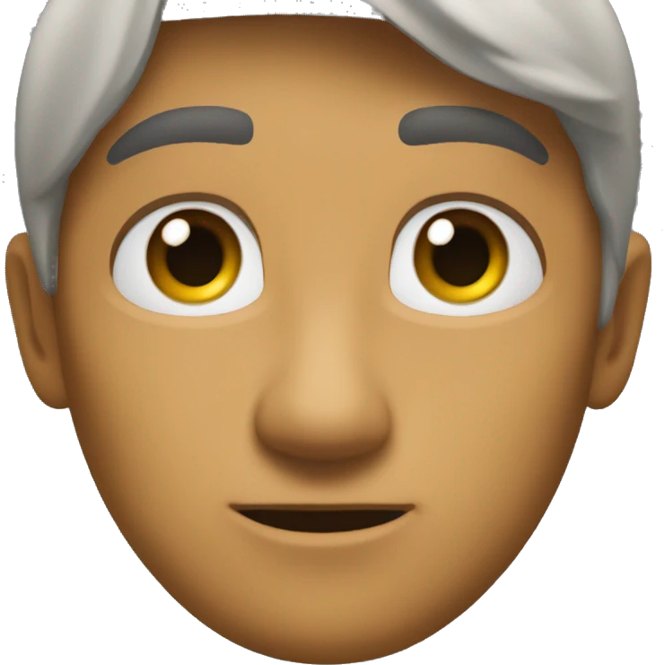 avatar calvo canoso ojos v emoji