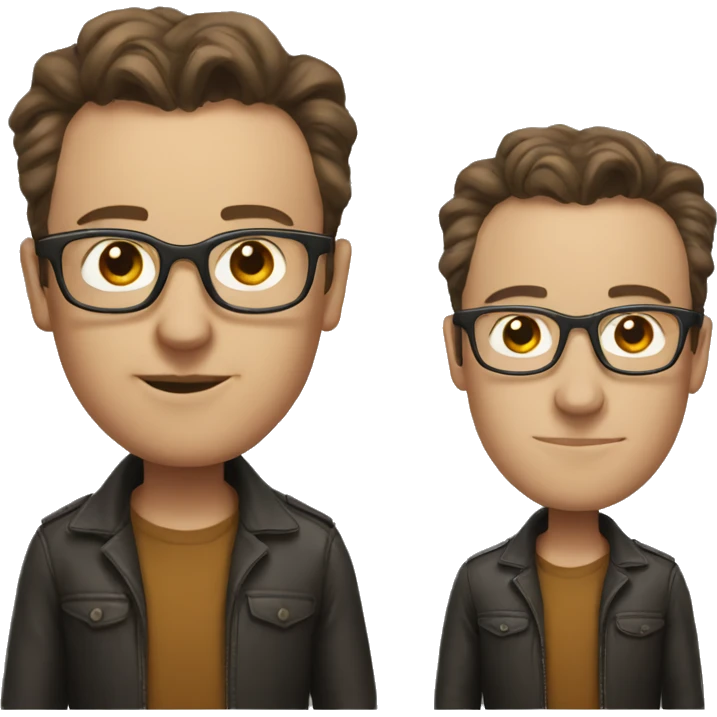 Musk wears glasses emoji