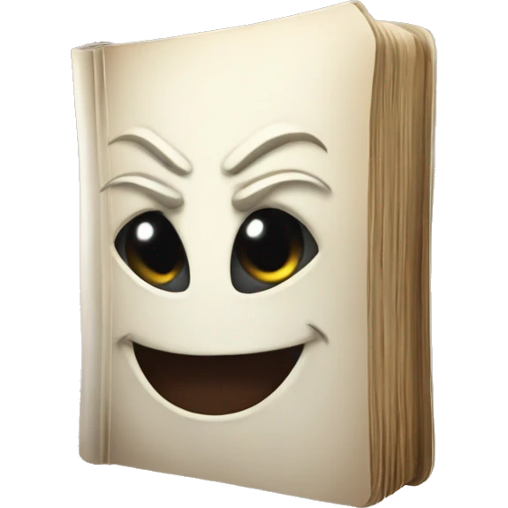 evil book emoji