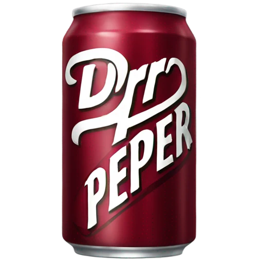 can of dr pepper emoji