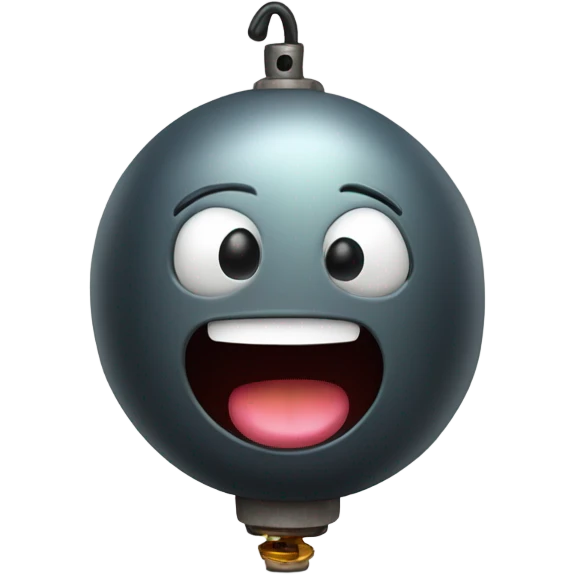 Cute bomb emoji