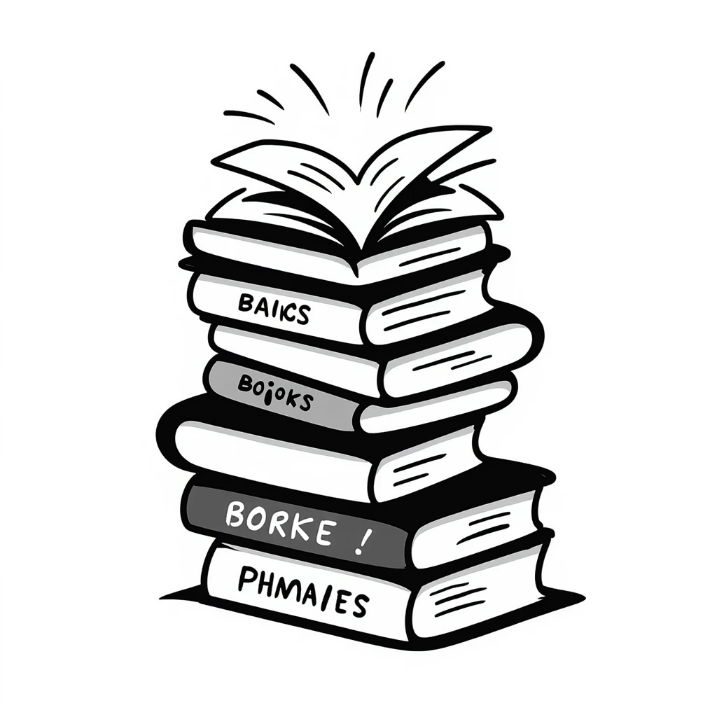 стопка книг emoji