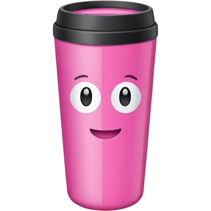 pink tumbler emoji