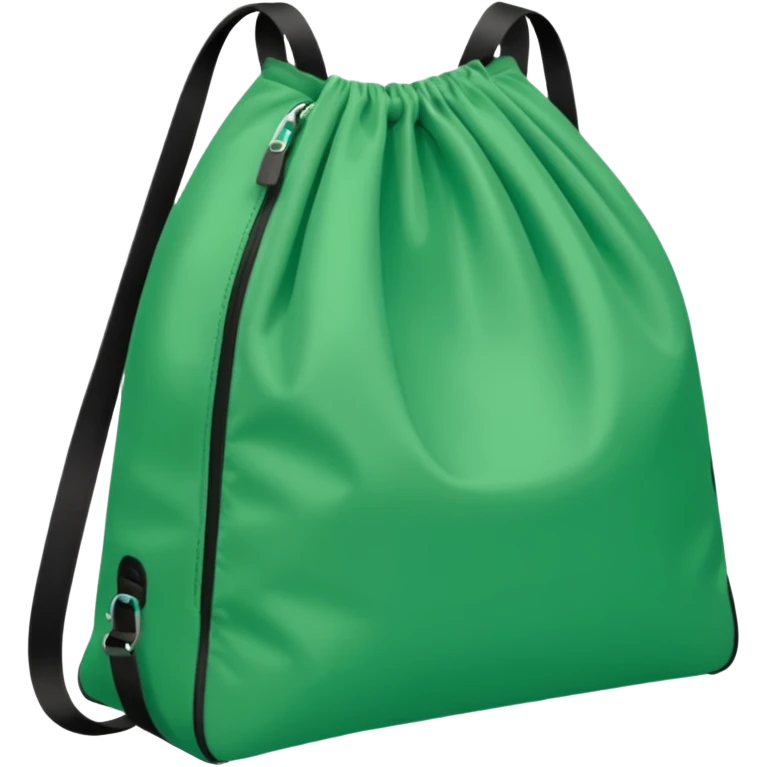 sac de sport vert sans motif emoji