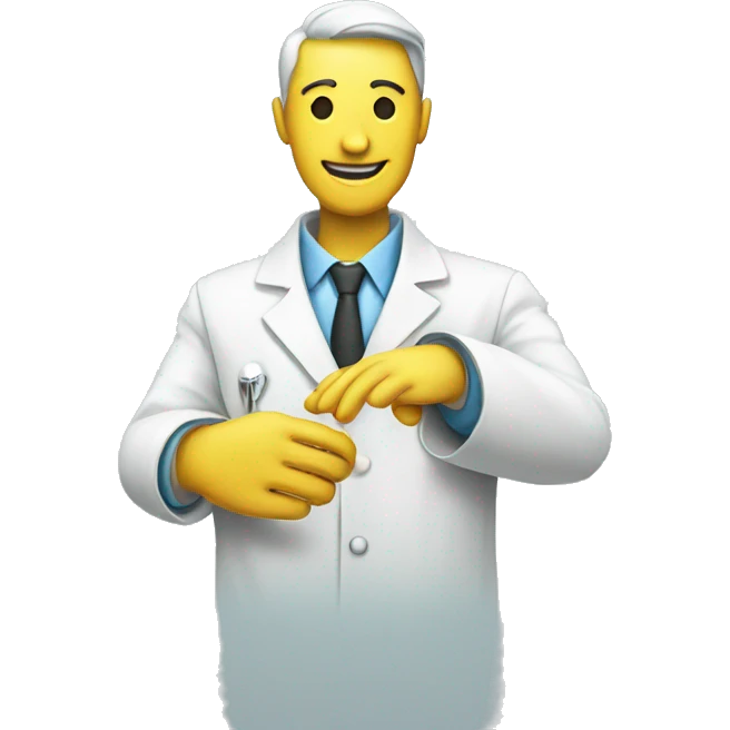 handshake-whitecoat-with-robot emoji