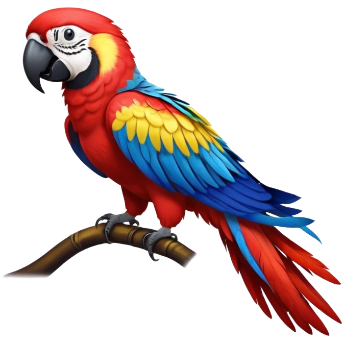 cinematic-macaw-realistic-full-body-standing-emoji,-vibrant-feathers-glowing-with-rich-reds,-blues,-and-yellows,-head-tilted-dramatically,-curved-black-beak-gleaming,-piercing-dark-eyes-exuding-confidence,-simplified-yet-realistic-focused-features,-highly-detailed,-glowing-with-an-almost-sarcastic-glow

 emoji