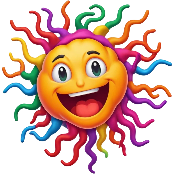 Italian Brainrot meme with exaggerated expressions and chaotic energy emoji