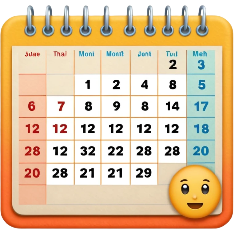 A month emoji
