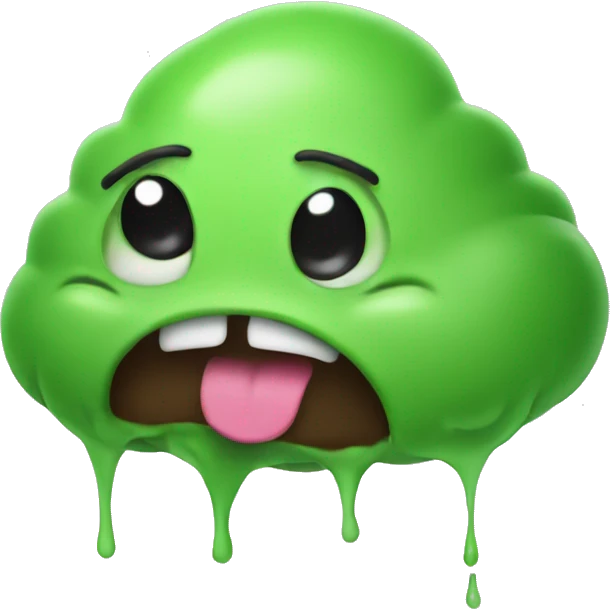 Fart slime emoji