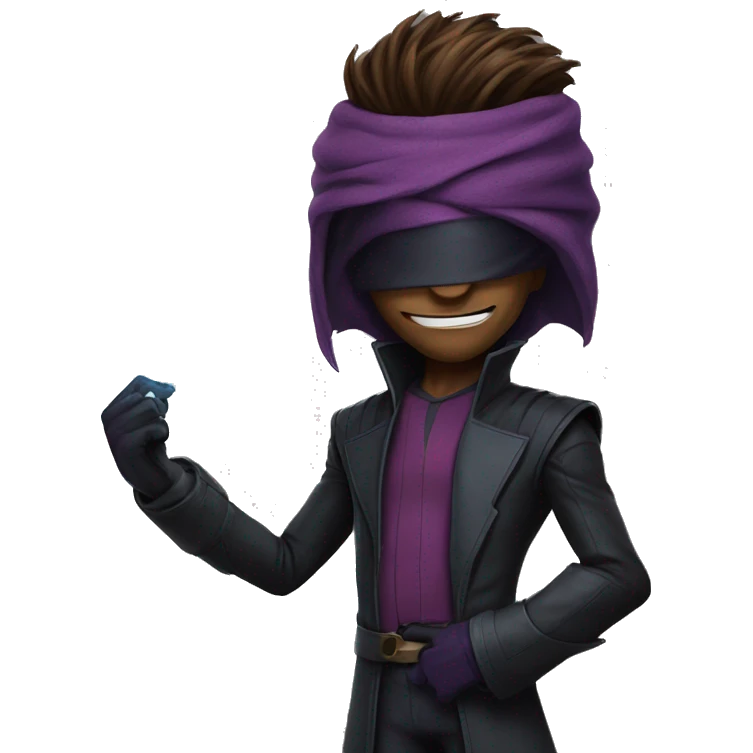 Gambit from the x-men emoji