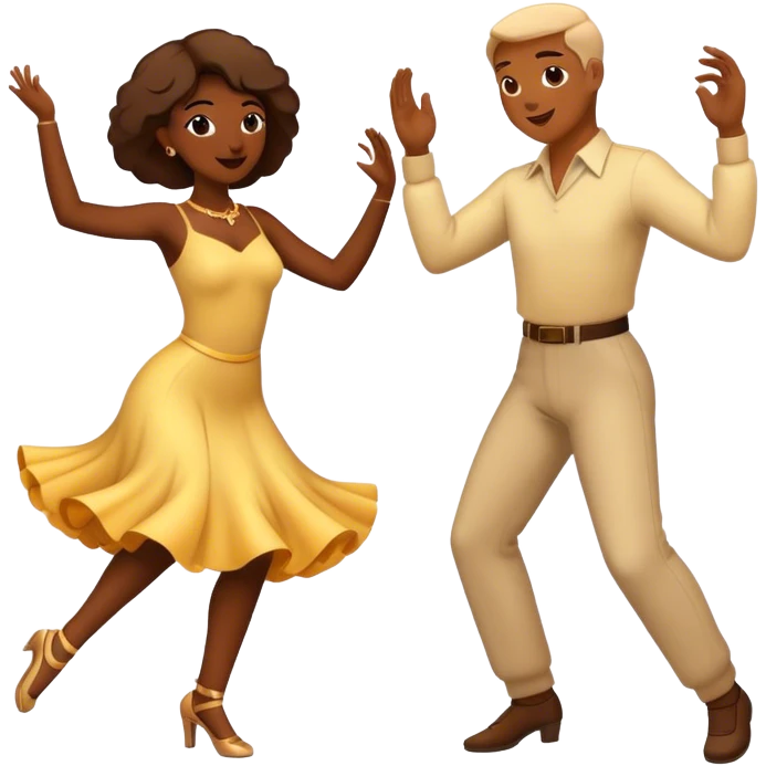 Couple dancing emoji