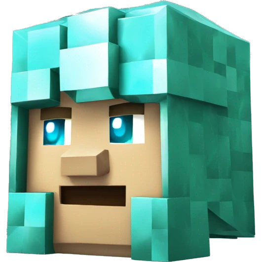Minecraft diamond helmet emoji